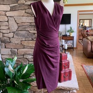 WHBM Plum Cocktail Dress